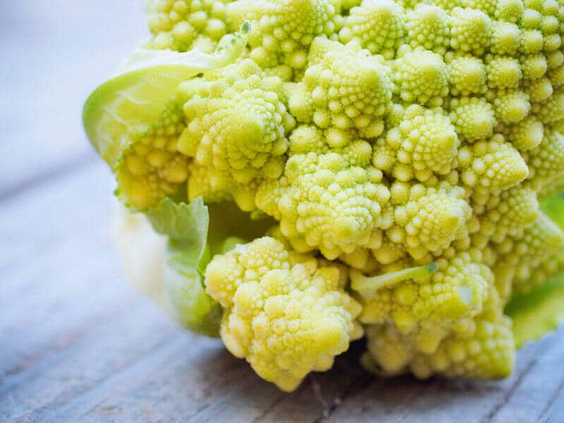 Romanesco cauliflower florets