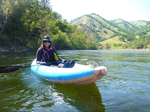 A calm section of the river