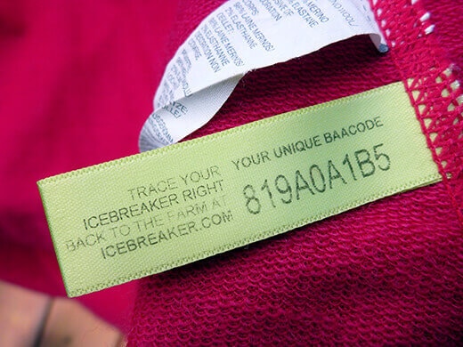 Icebreaker's unique Baacode system