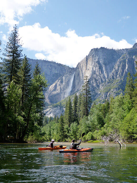 Yosemite Falls comes into view