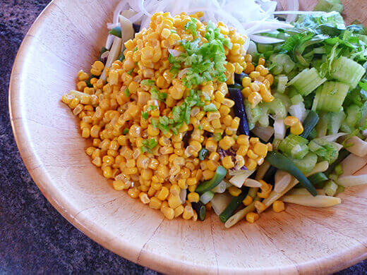 Mix in sweet corn kernels