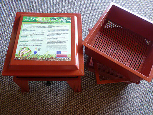 Worm Factory 360 stacking trays, base and lid