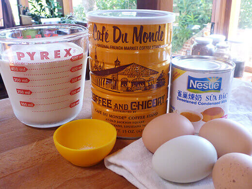 Vietnamese coffee ice cream ingredients