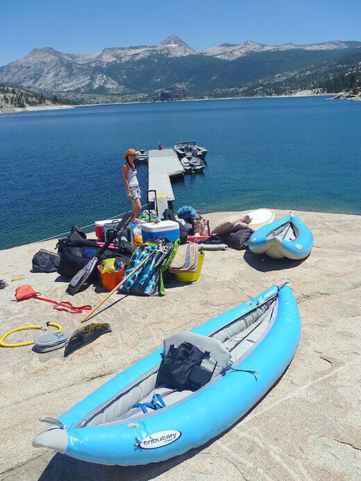 Boat camping is an adventure
