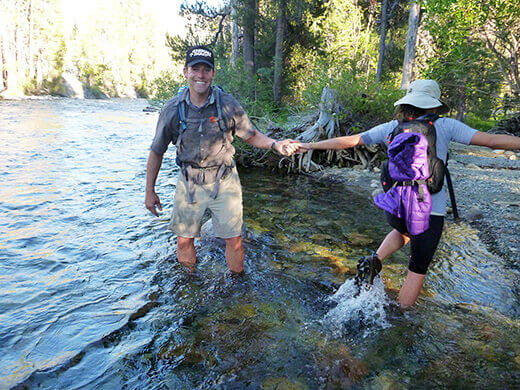 Fording the South Fork San Joaquin River