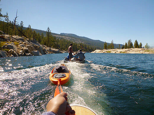 "Wakeboarding" on my stand-up board