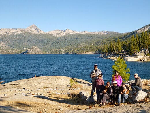 Celebrating my birthday at Florence Lake