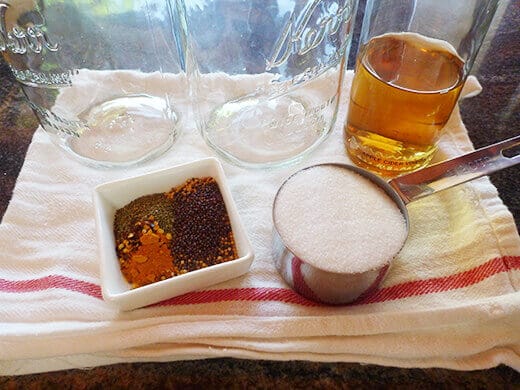 Make pickling brine