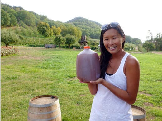 Standing proudly with my first u-press cider
