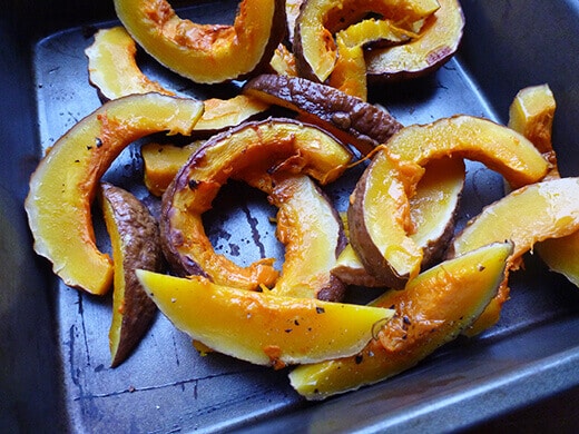 Roasted Black Futsu Japanese heirloom squash