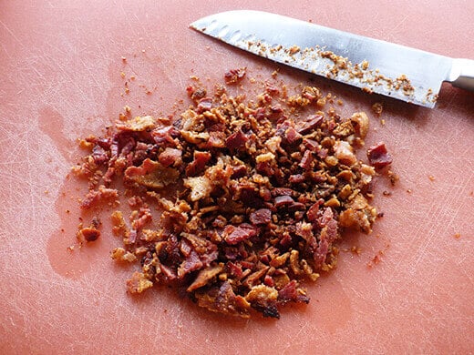 Bacon bits for soup