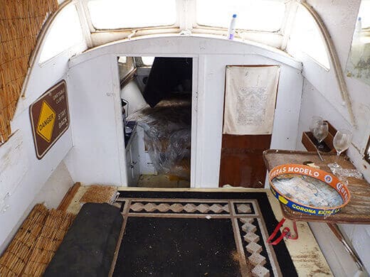 Befoe shot of interior of sitting room
