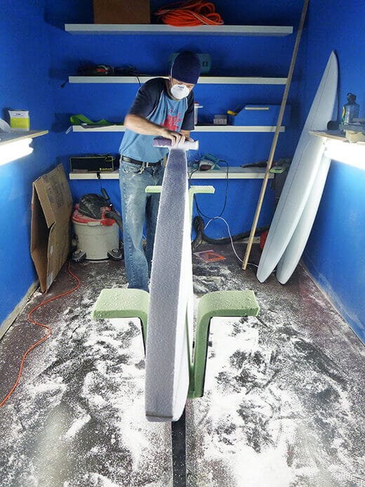 Sanding the edges smooth