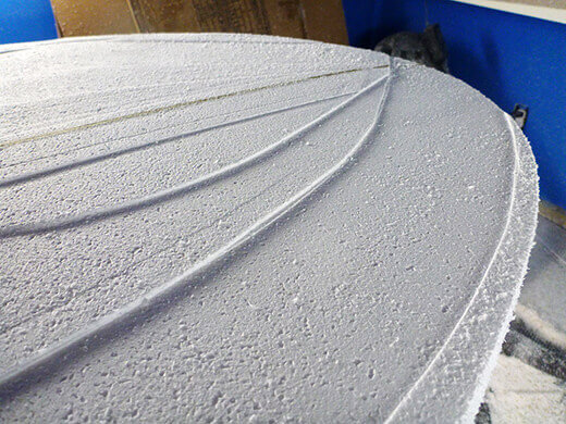 Creating a hull under the nose