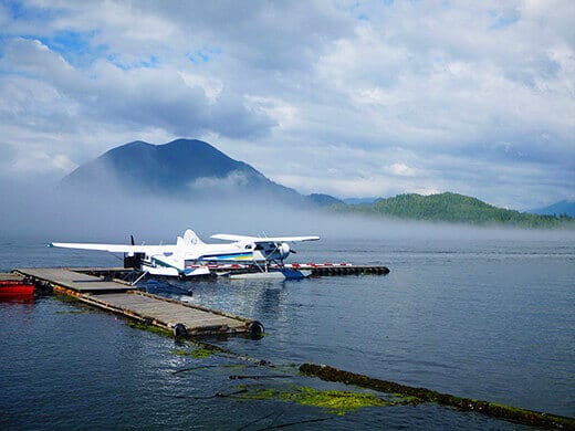 Floatplane in Tofino.