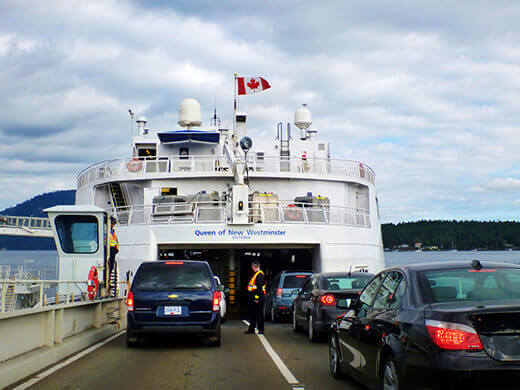 Queen of New Westminster ferry.