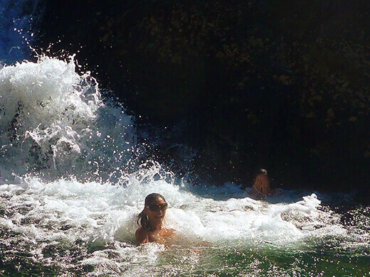 Cascades in the backcountry