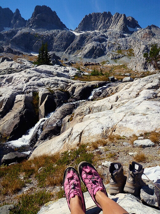 So happy to get my shoes off