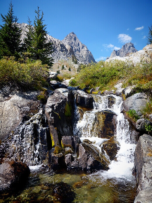 Alpine waterfall