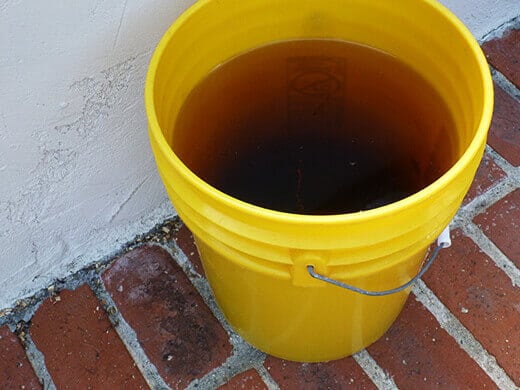 Steeping Bu's Brew Biodynamic Compost Tea