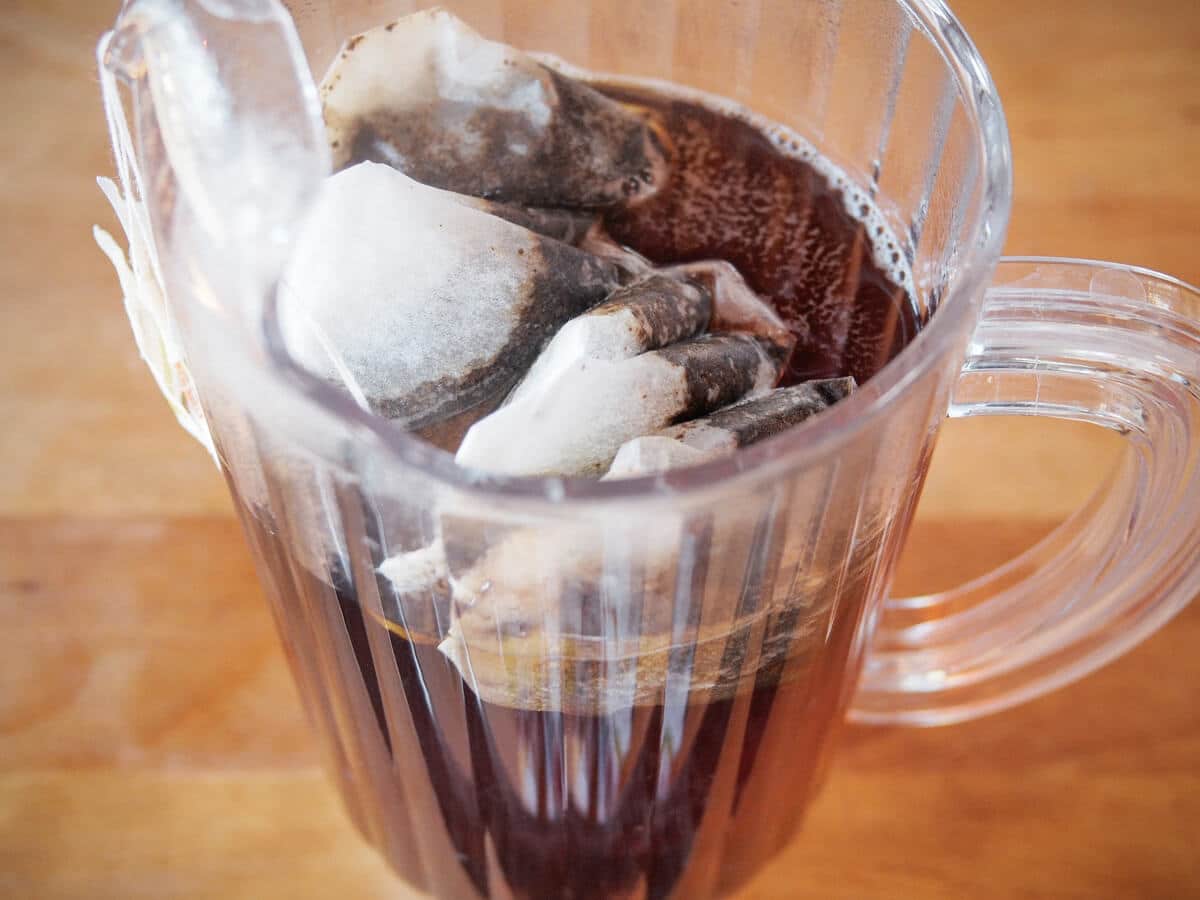 Steep tea bags