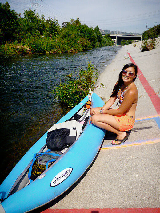 Launching on the LA River