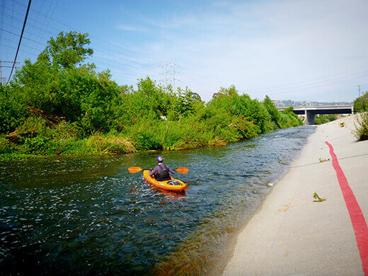 Launching on the LA River