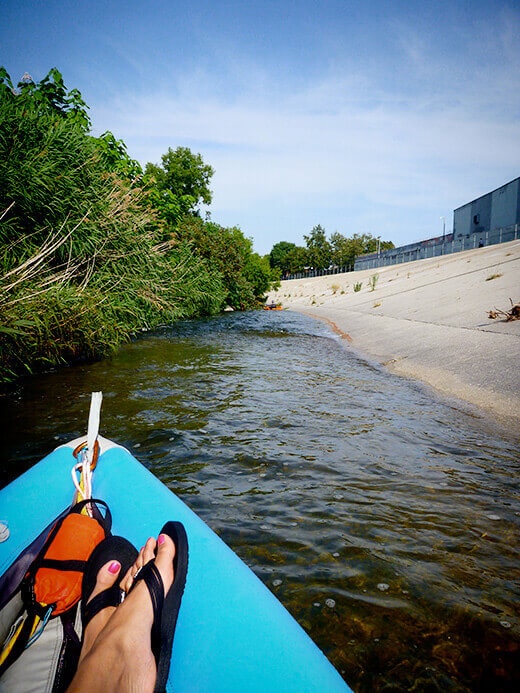 Narrow waterway