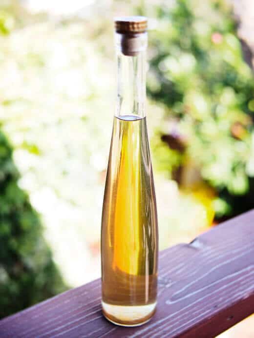 Homemade lavender syrup