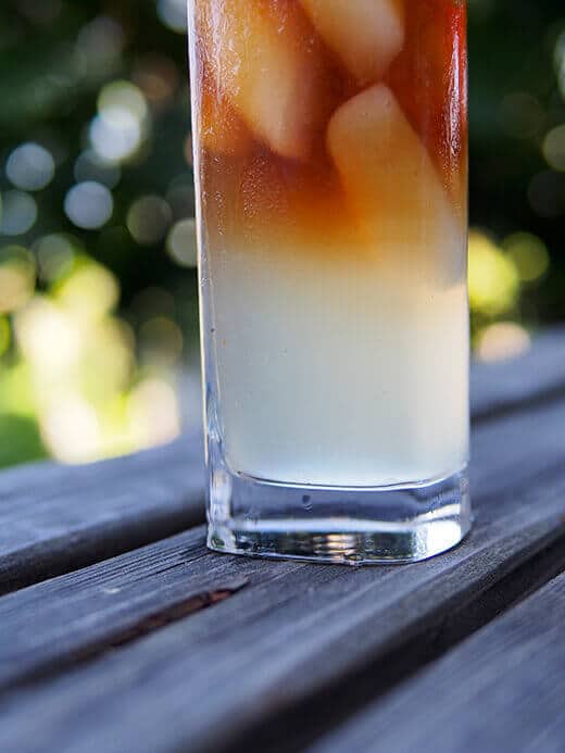 Southern sweet tea combined with lavender lemonade