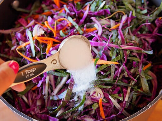 Add pickling salt