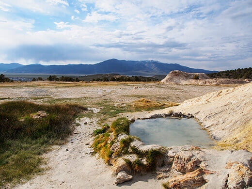 Travertine Hot Springs in Bridgeport