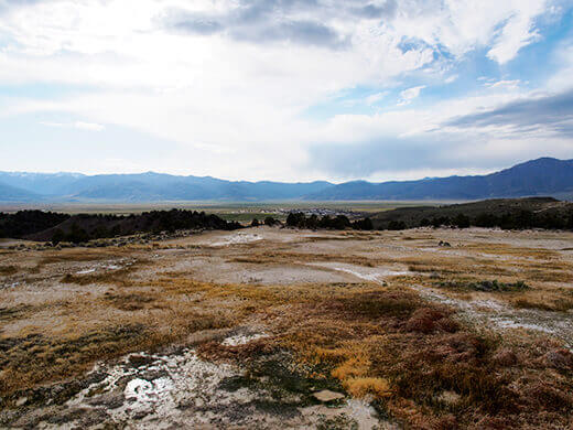 Clay and mud field in Bridgeport