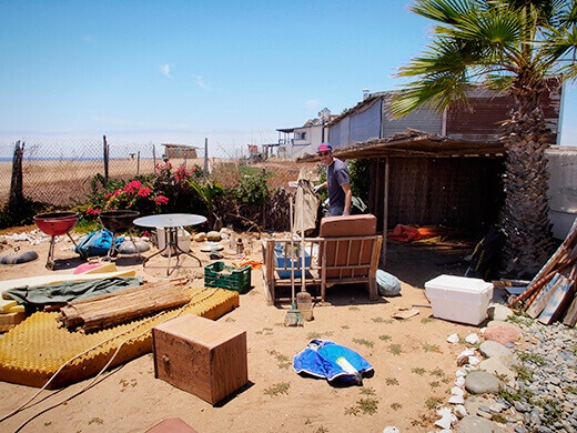 Emptying the garage