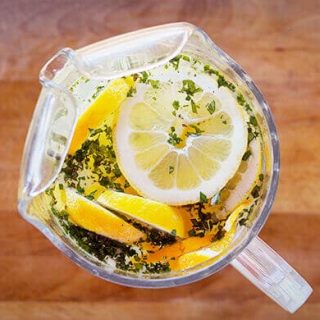 Homemade citrus vitamin water