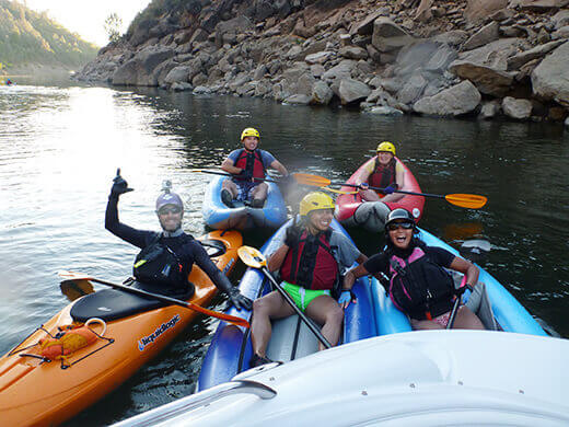 The end of the Gorge Run on the South Fork American River