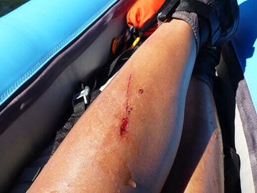 Souvenir from Racehorse Bend rapid
