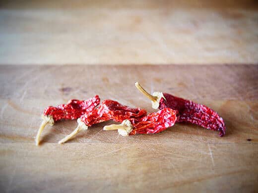 Dried chili peppers