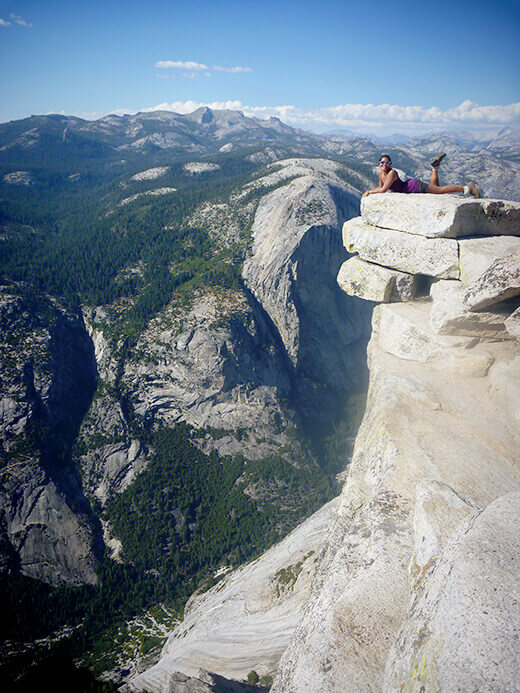 On top of Half Dome