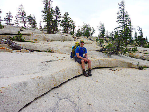Granite bleacher