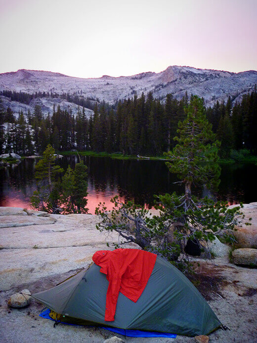 Sunset at Raisin Lake