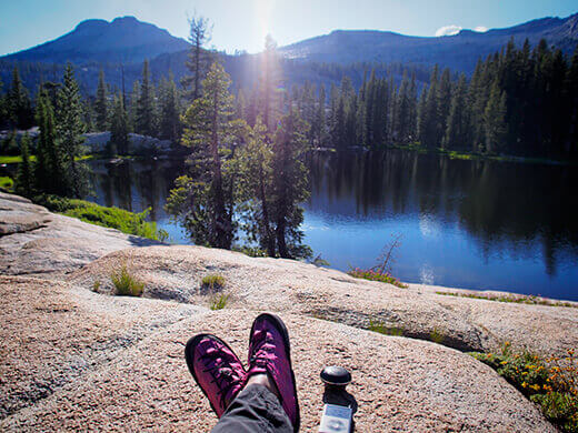 Perfect afternoon at Raisin Lake