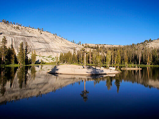 Afternoon light on Sunrise Lake