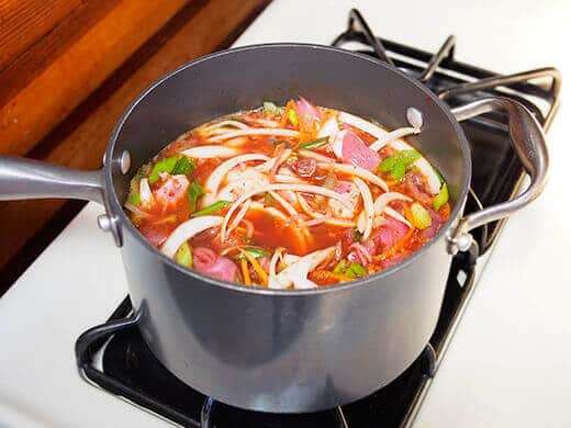 Simmer until pork is tender