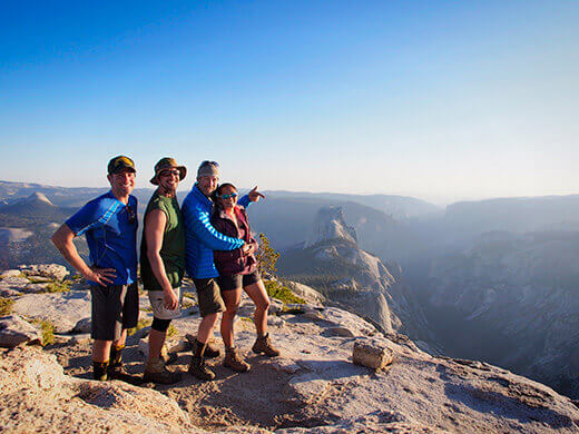 View of Half Dome from Cloud's Rest