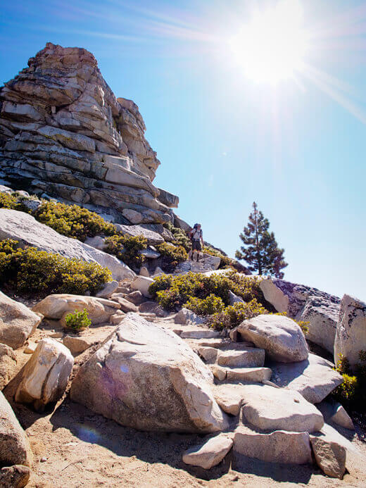 Descending the Cloud's Rest Trail