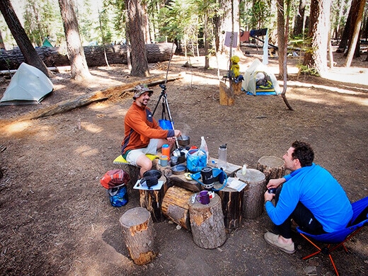 Little Yosemite Valley campsite