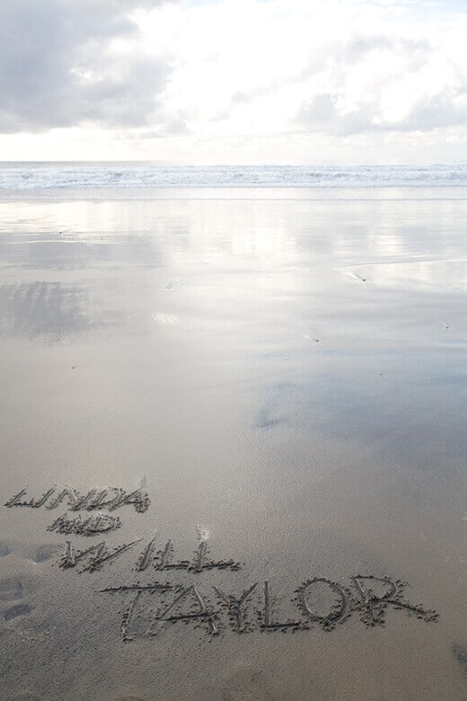 Pristine sandy beach