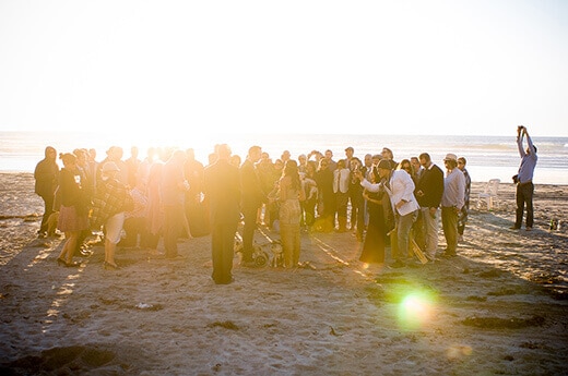 Ceremony on the beach