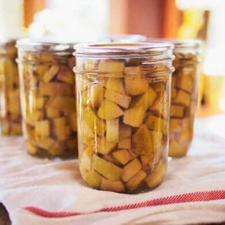 Canned feijoas in light syrup